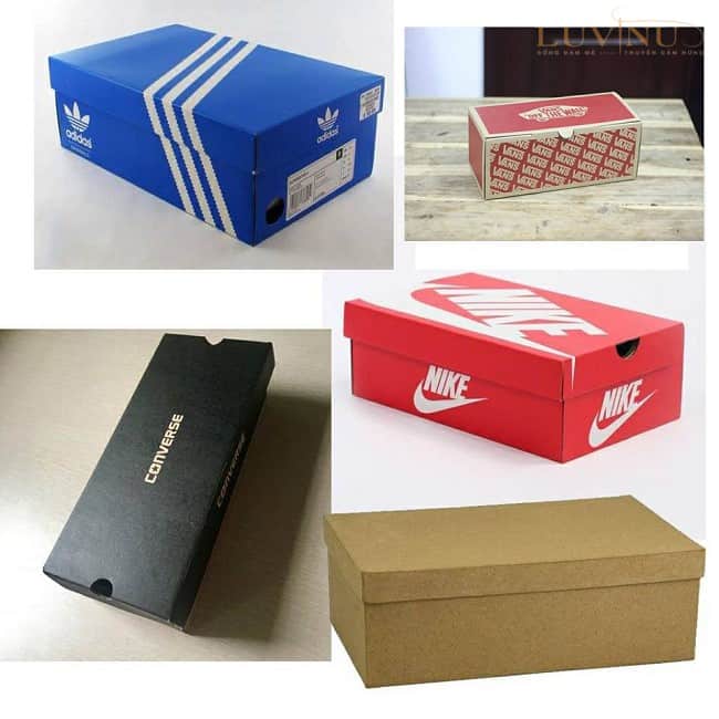 Các mẫu hộp đi kèm đôi giày real sẽ có thiết kế vuông vắn, riêng biệt và vô cùng bắt mắt