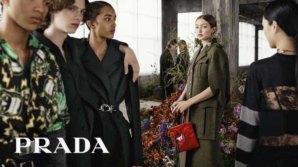 Áo quần của thương hiệu Prada đã đạt đến đỉnh cao của sự tinh tế