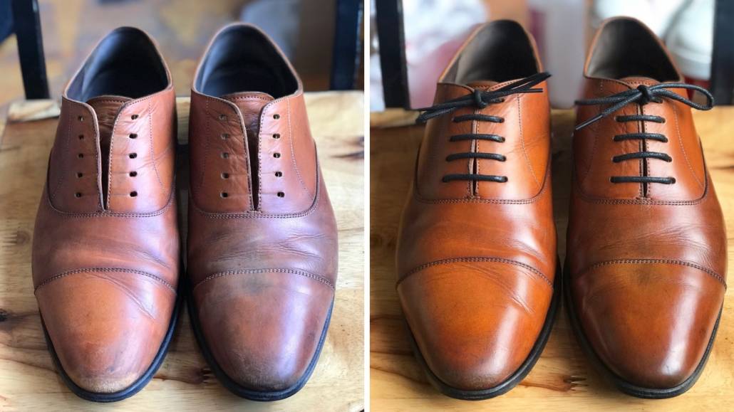 Thuốc nhuộm giày giúp tái tạo lại màu sắc cho giày