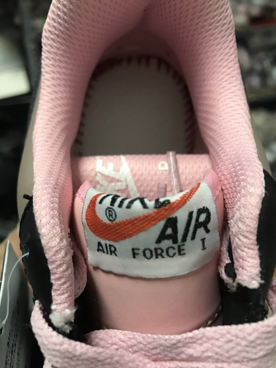 Nike Air Force 1 Hồng Đen Rep 1:1