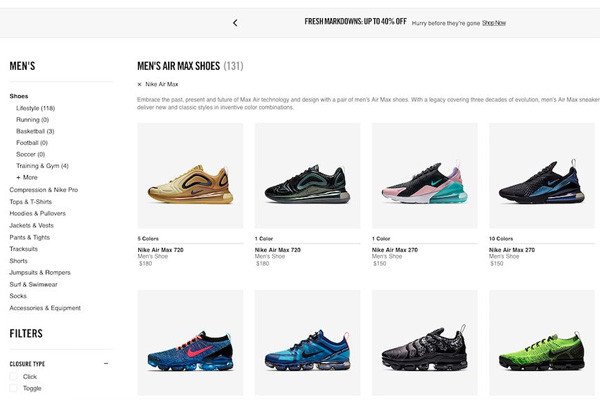 Cách mua giày trên web Nike thông qua trung gian tránh được những rườm rà về thủ tục