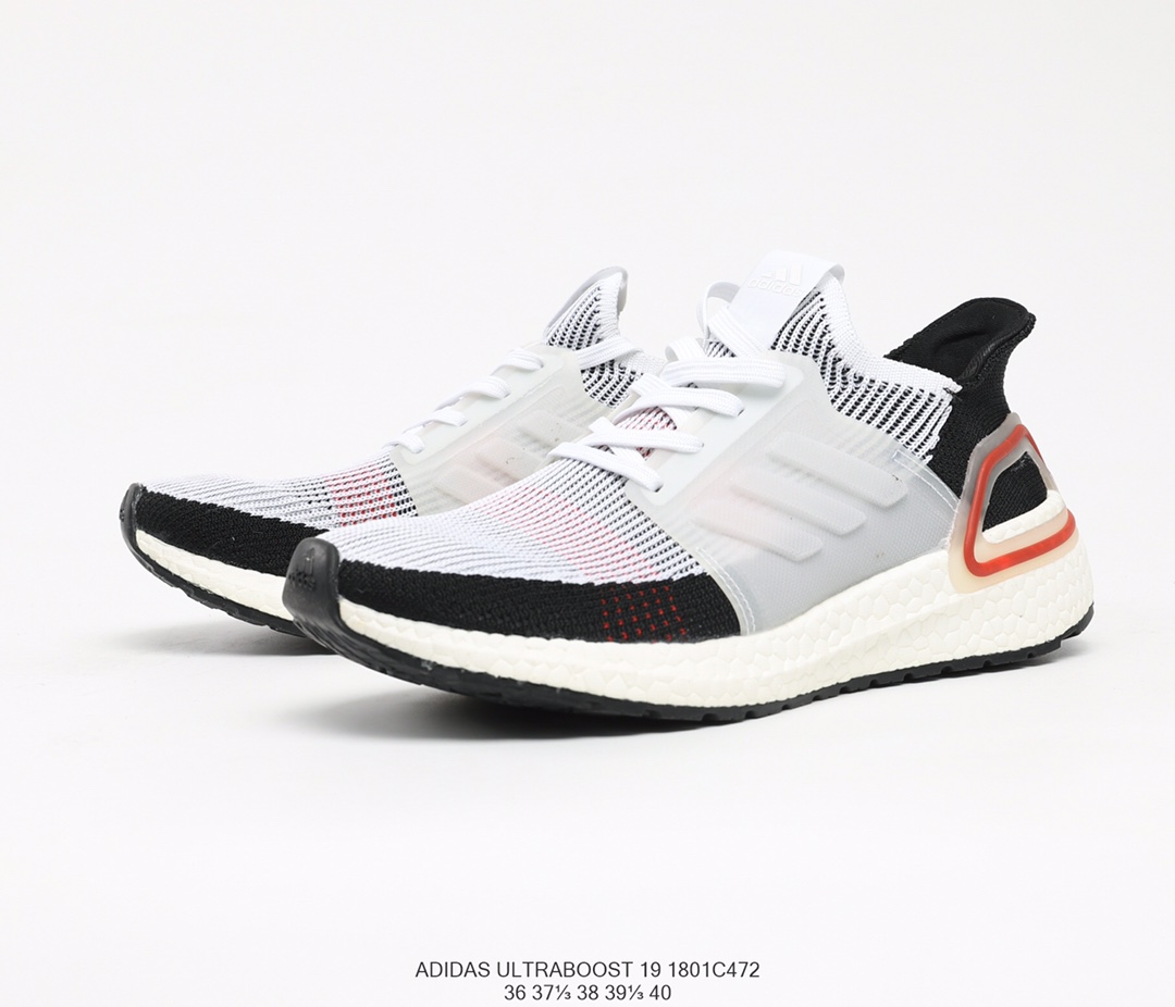 Giày Adidas Ultra Boost 19 5.0 OG Cloud White Active Red