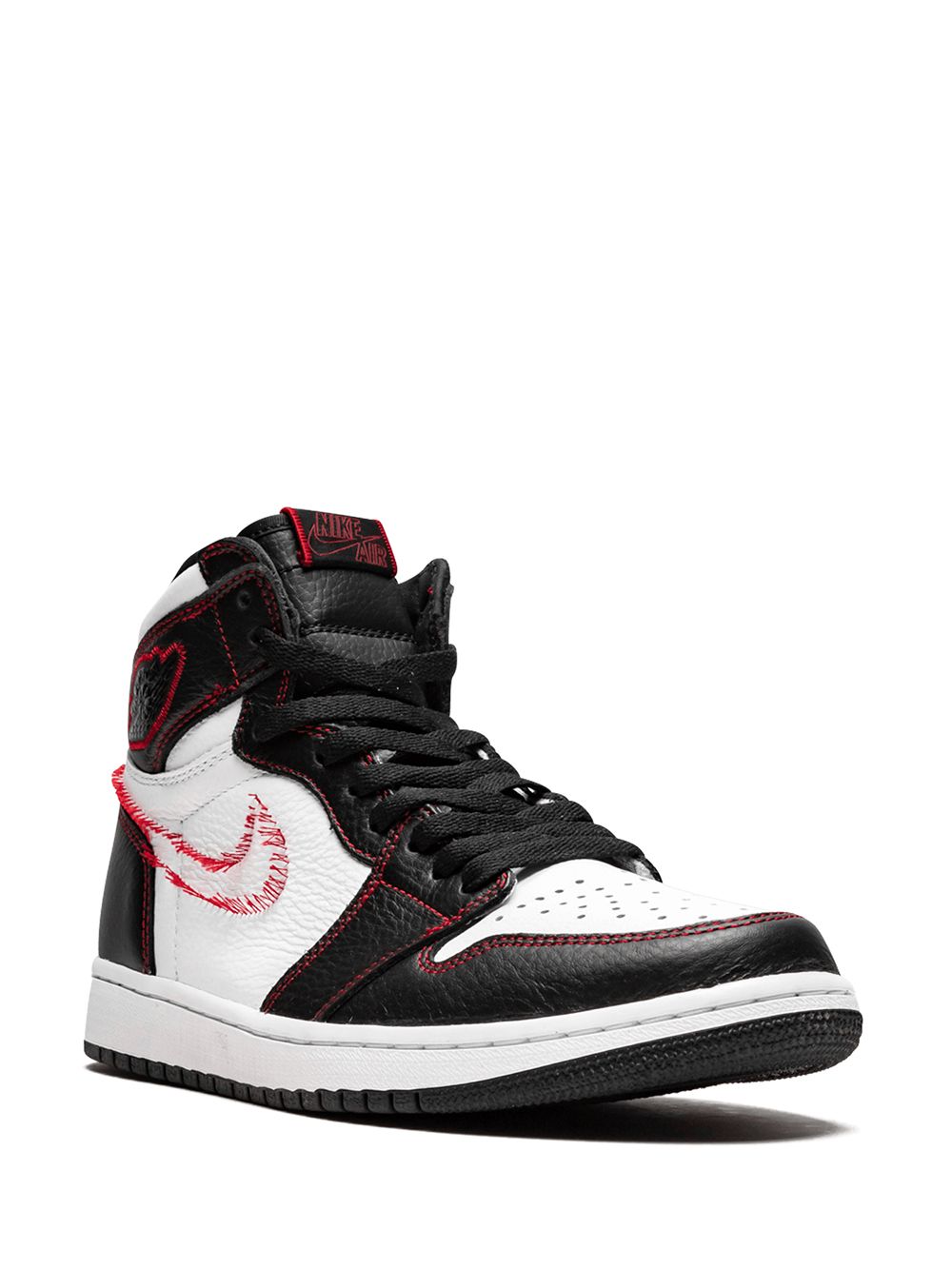 Giày Nike Air Jordan 1 Retro High Defiant White Black Gym Red