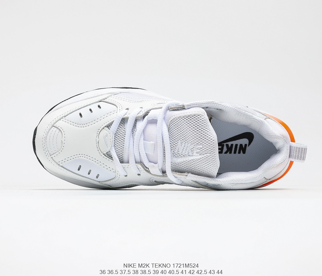 Giày Nike M2k Tekno Trắng Cam