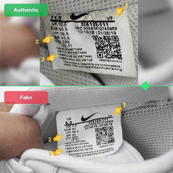 Hướng dẫn cách check giày Nike AF1 chuẩn xác 100%