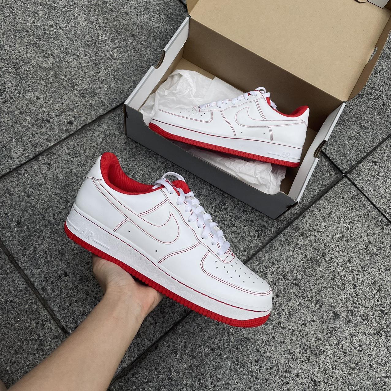 Nike Air Force 1 White University Red
