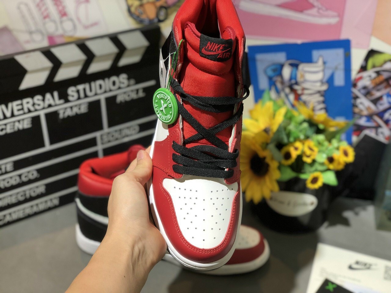 Nike Air Jordan 1 High Đỏ Trắng Đen Siêu Cấp