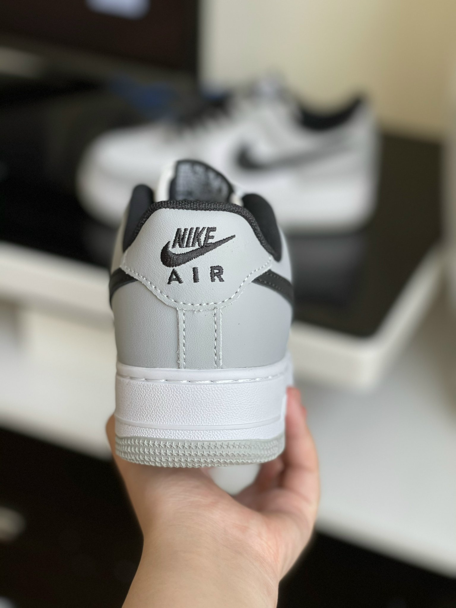 Nike Air Force 1 Low Smoke Grey Custom Xám Đen Siêu Cấp