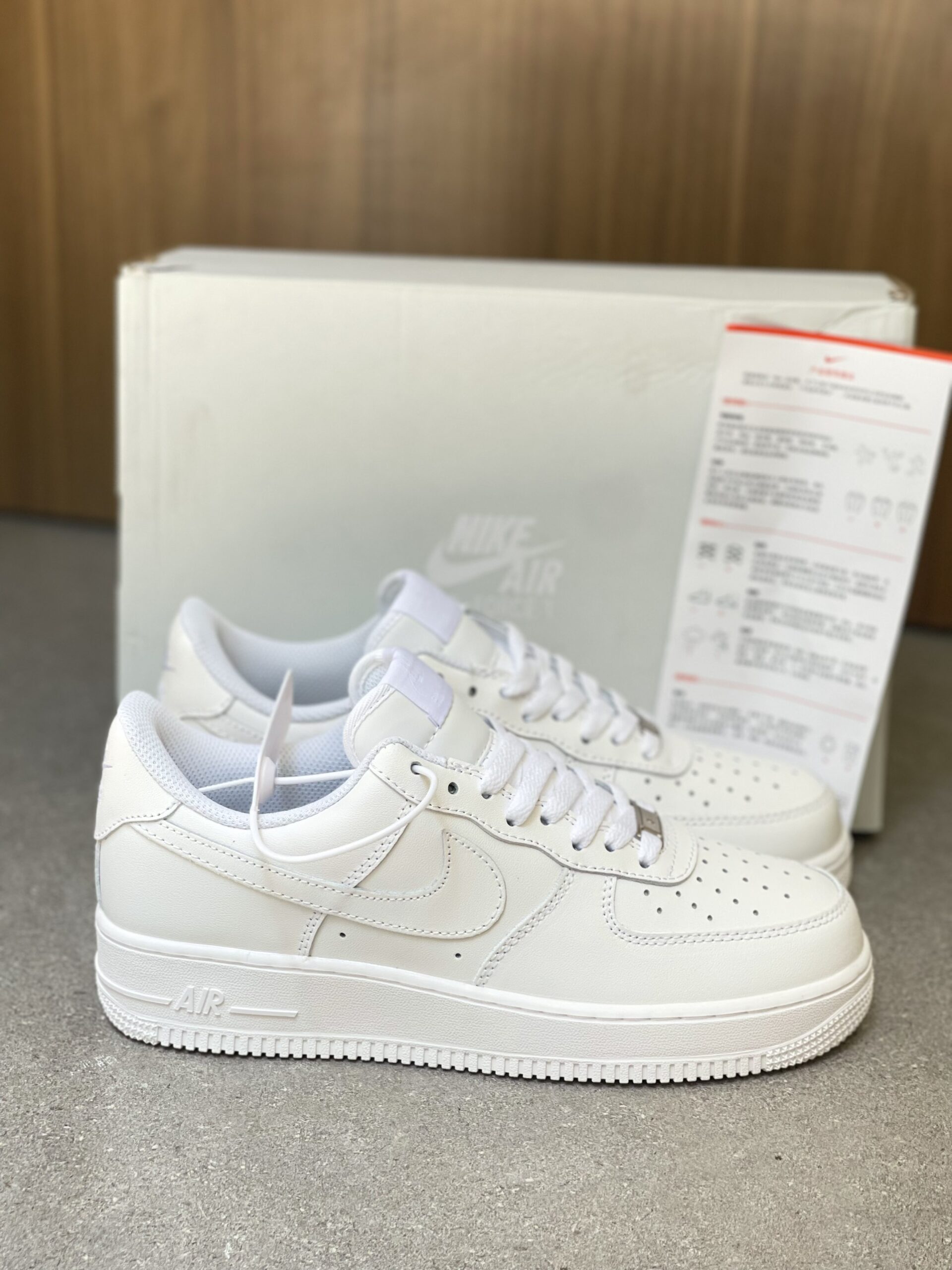 Nike Air Force 1 Trắng Full White Like Auth