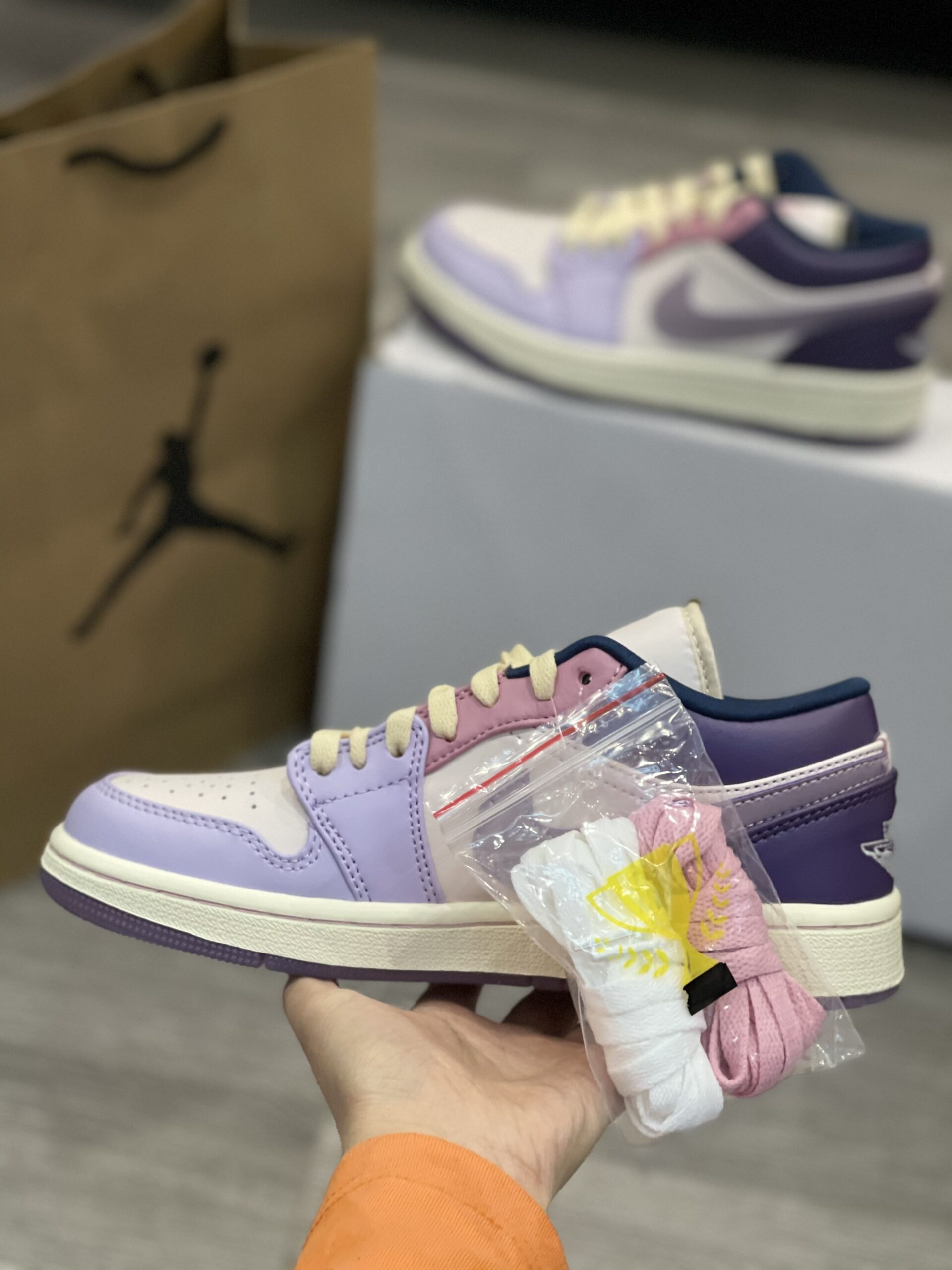 Nike Air Jordan 1 Low Pastel Purple Like Auth