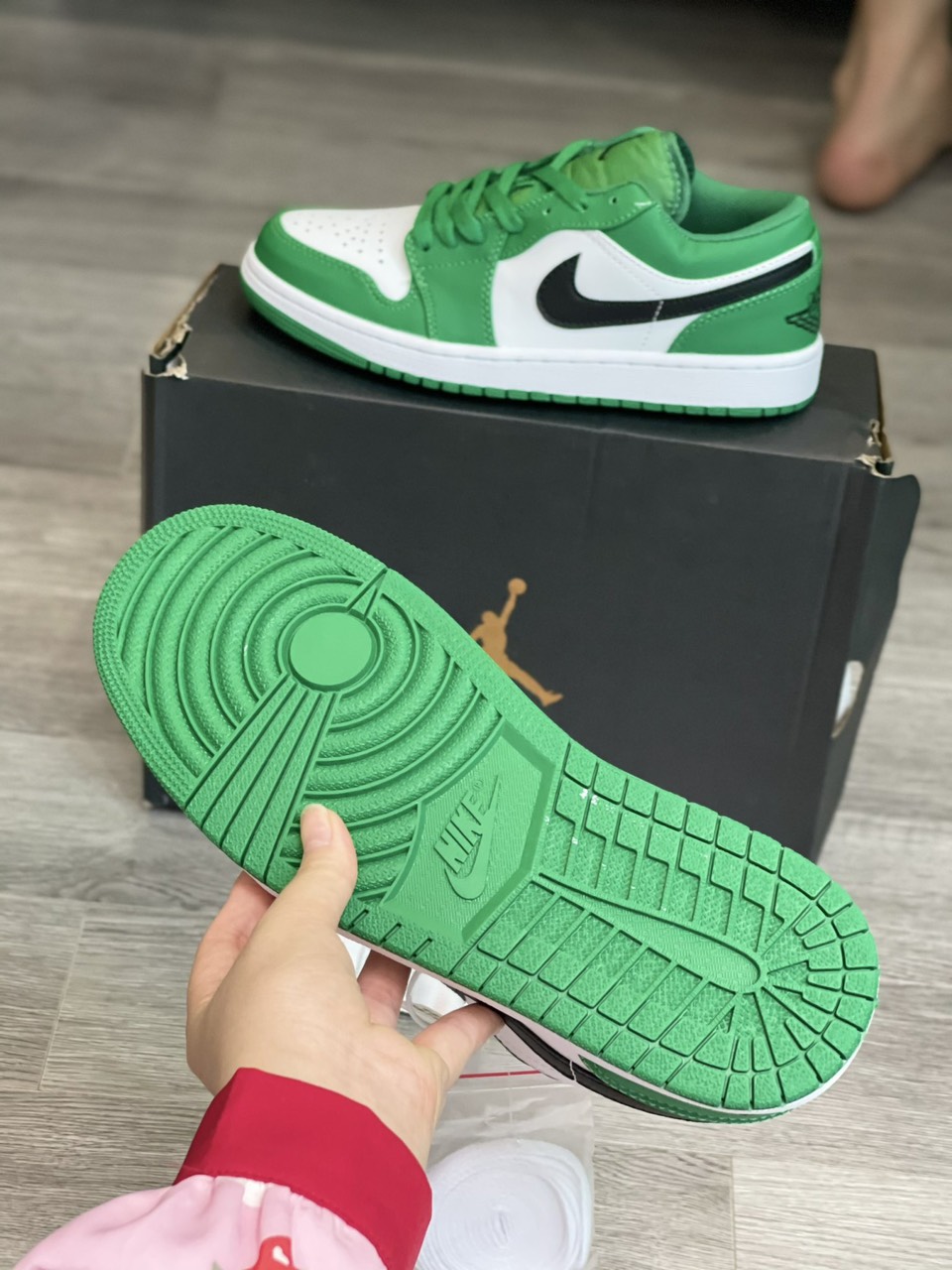 Nike Air Jordan 1 Low Pine Green Siêu Cấp