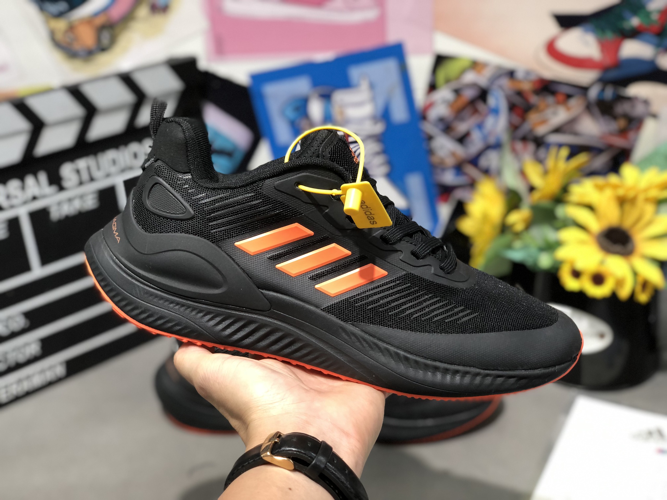 Giày Adidas Alpha Magma Black Orange Siêu Cấp