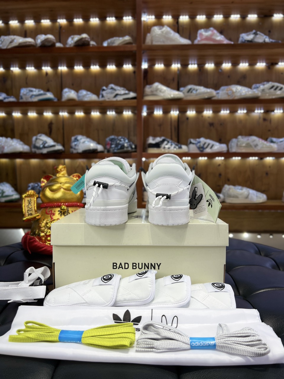 Giày Adidas Forum Buckle Bad Bunny White Grey Best Quality