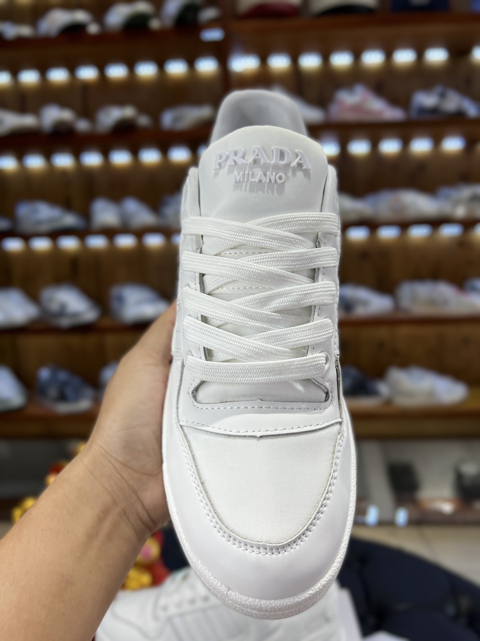 Giày Adidas Forum Prada Full White Best Quality