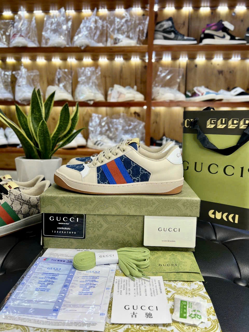 Giày Gucci Men’s GG Screener Sneaker