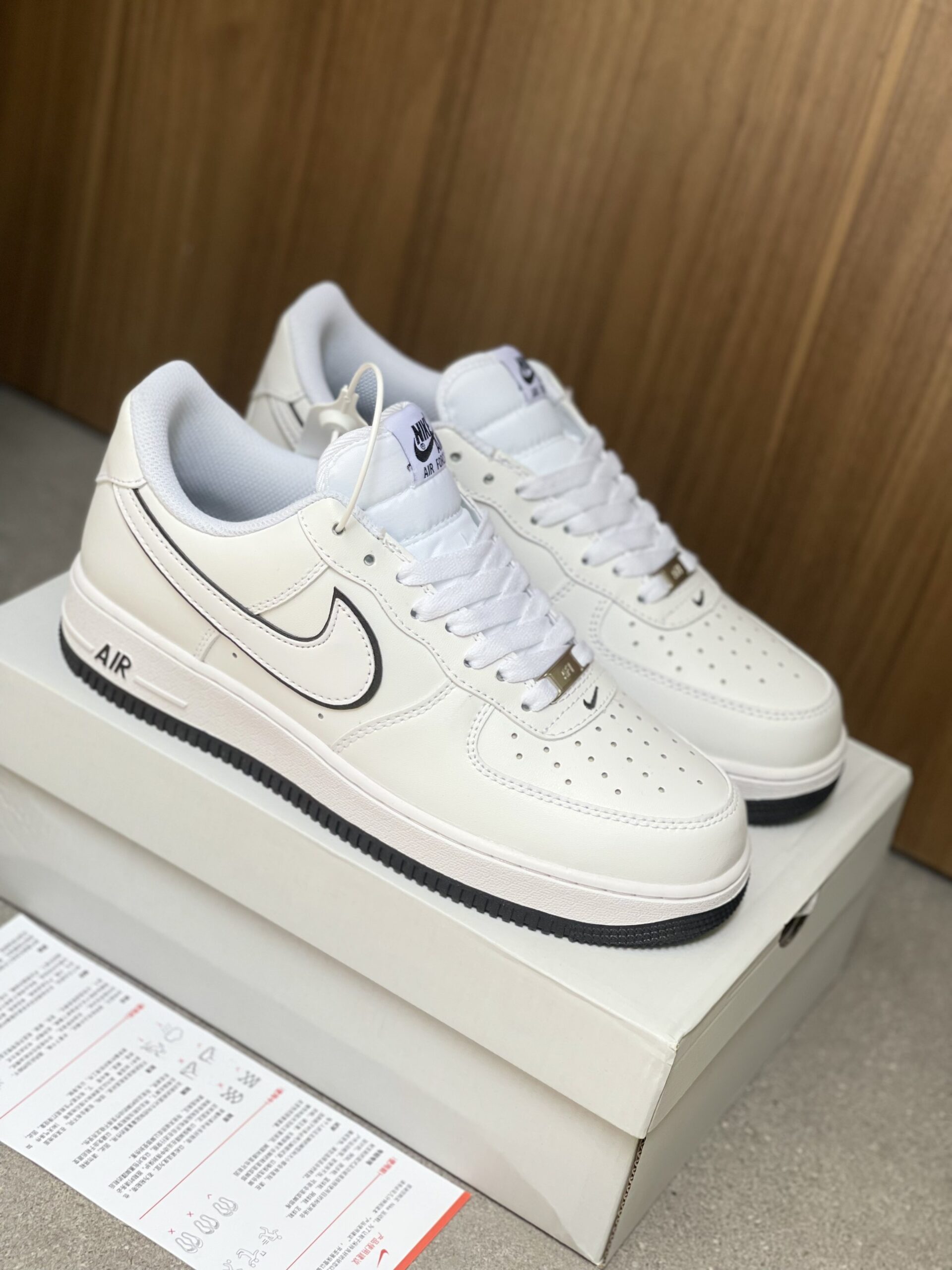 Giày Nike Air Force 1 Low White Black
