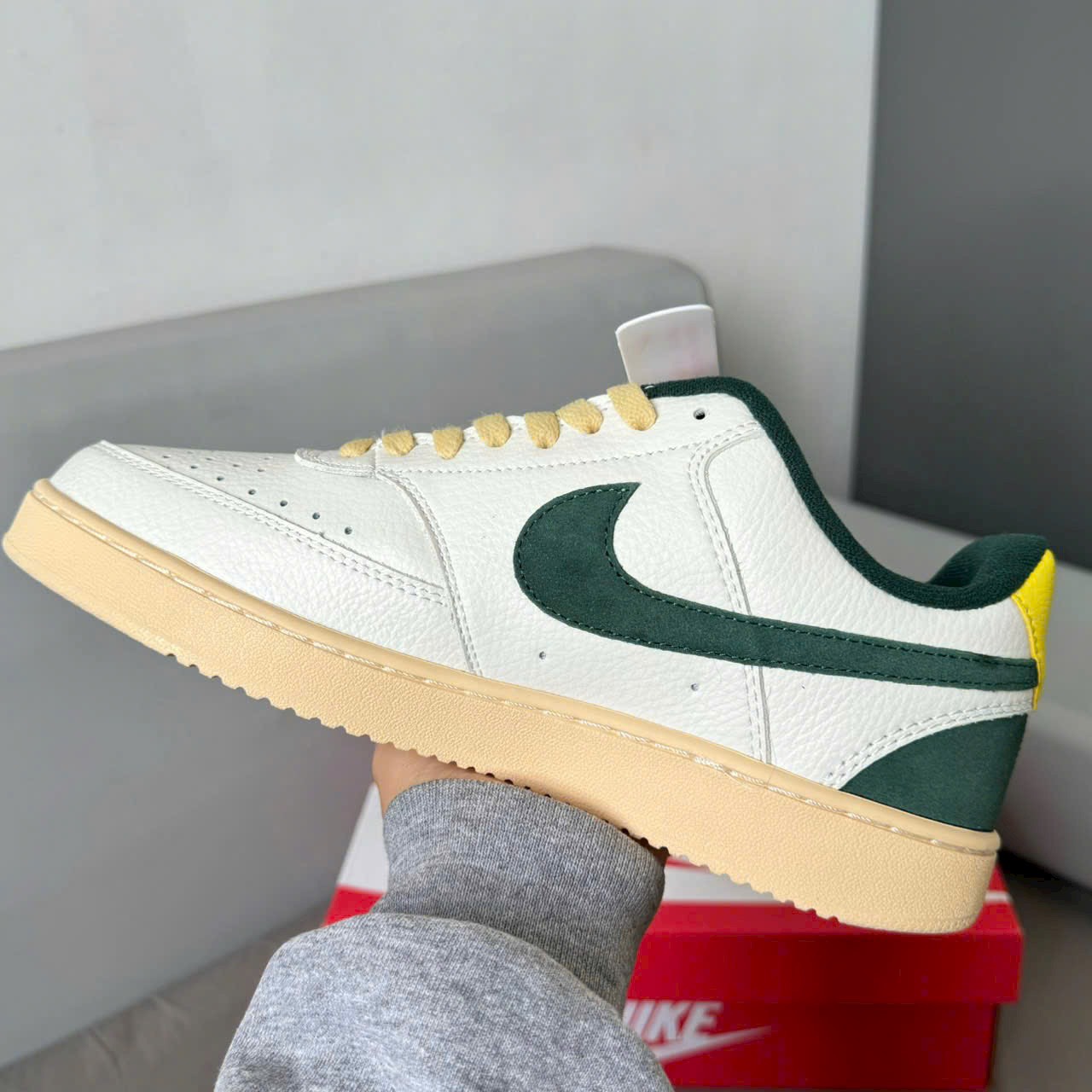 Giày Nike Court Vision Low Sail Pro Green Like Auth