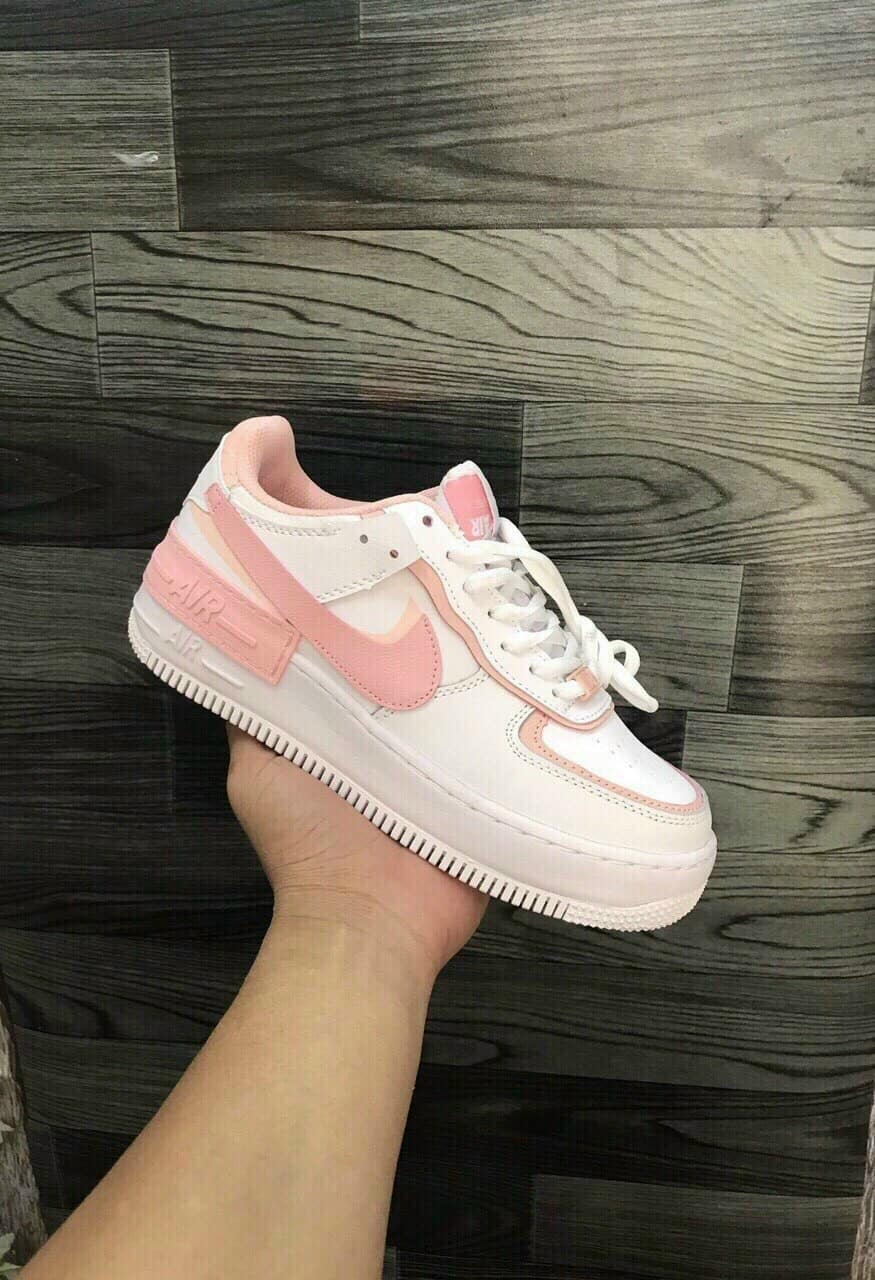 Giày Nike Air Force 1 Shadow White Coral Pink