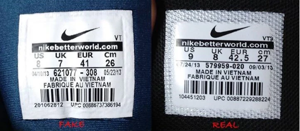 Giày nike không có chữ Nikebetterworld mang đến nhiều sự hoang mang