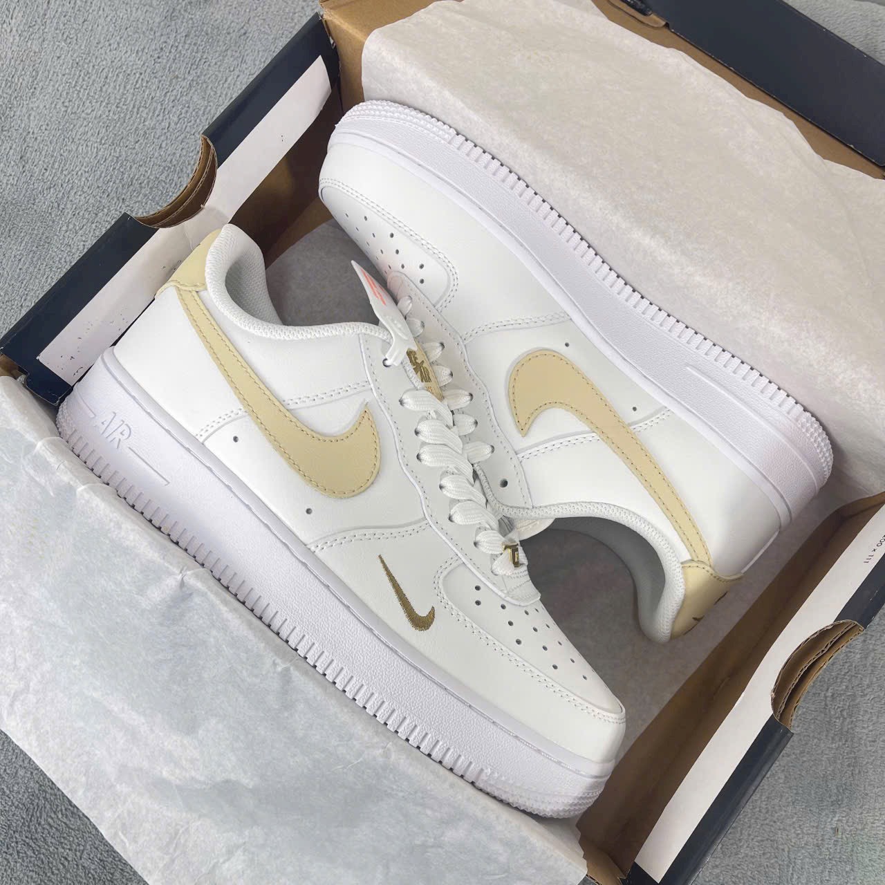 Giày Nike Air Force 1 Low 07 Essential White Rattan Best Quality