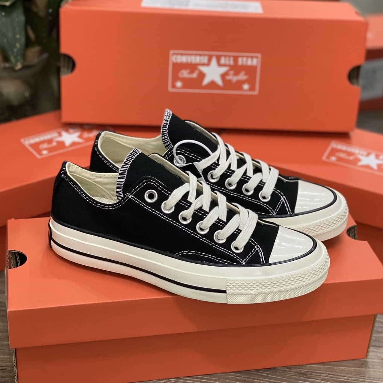 Giày Converse Chuck Taylor All Star 1970s Black Low Rep 1:1