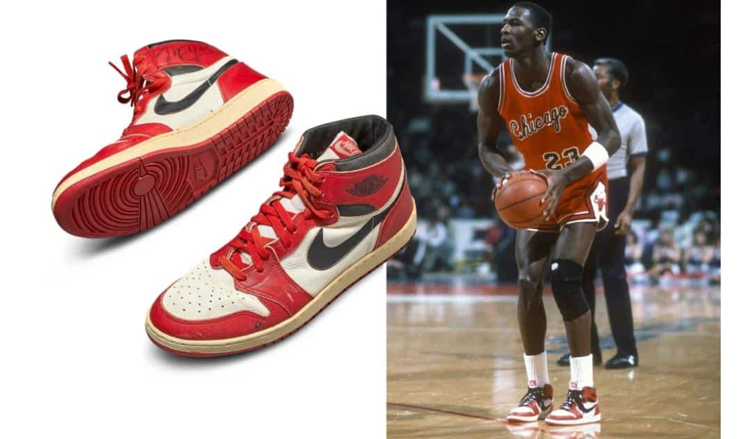 Nike Air Jordan 1 là đôi giày đầu tiên có mức giá 65 đô la
