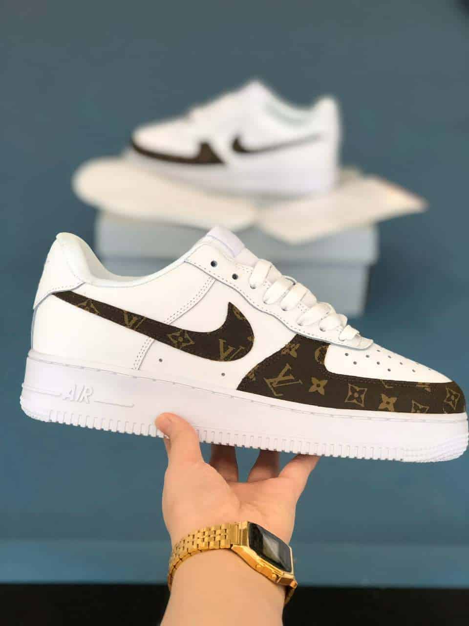 Louis Vuitton x Nike Air Force 1 All About The Coveted General Release  Pairs  Sneakers Sports Memorabilia  Modern Collectibles  Sothebys