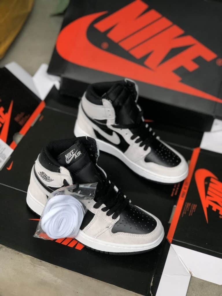 Nike Jordan high xám đen rep 1:1