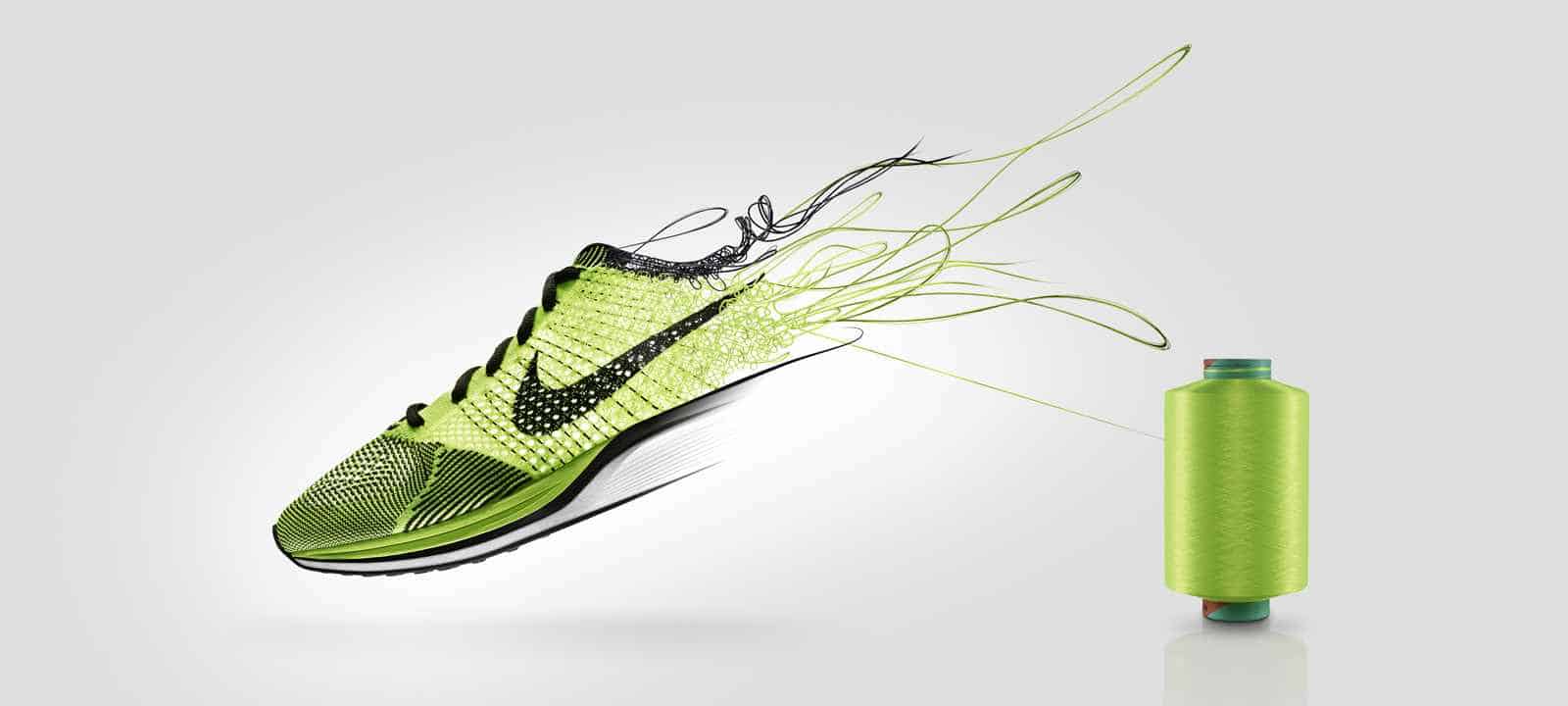 Áp dụng công nghệ dệt Flyknit vào giày thể thao của Nike đã tạo nên một bước cải tiến vượt bậc
