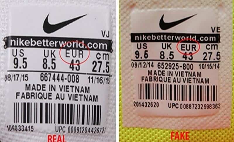 Phân biệt giày Nike SB Dunk thật giả qua tem được nhiều người đánh giá cao