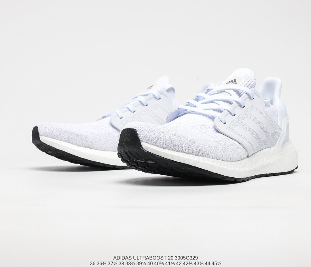 Giày Adidas Ultra Boost 20 Triple All White