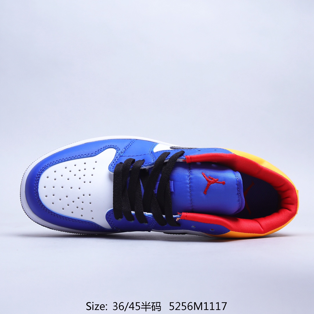 Giày Nike Air Jordan 1 Low Royal Vàng Xanh