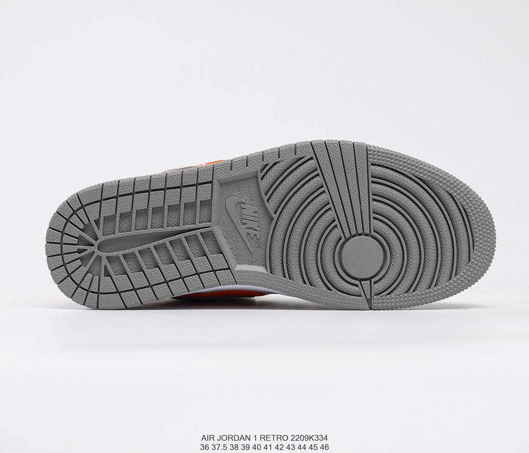 Giày Nike Air Jordan 1 Mid Starfish Orange Platinum