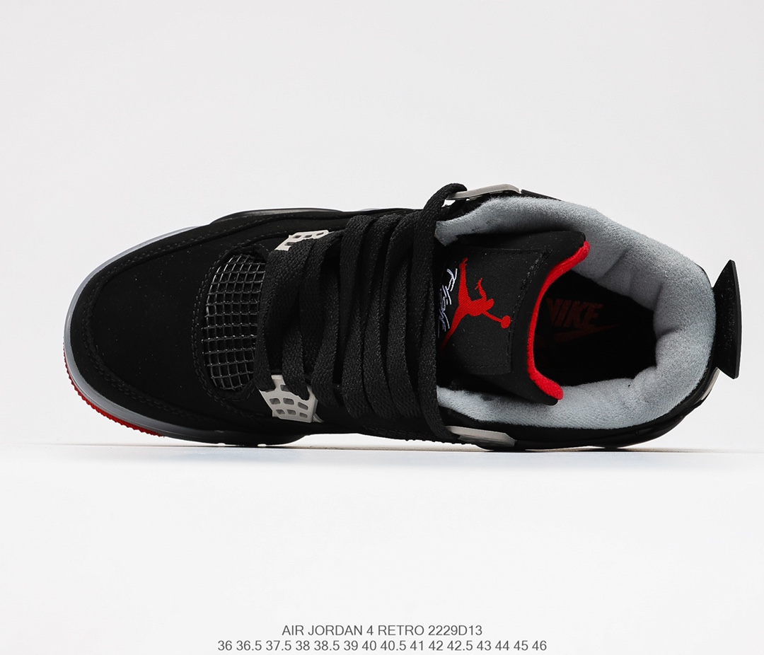 Giày Nike Air Jordan 4 Retro Bred Rep 1:1