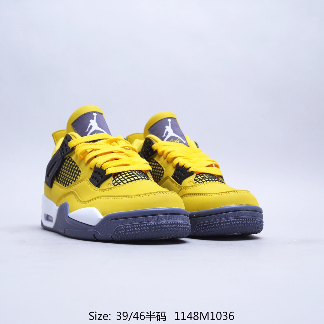Giày Nike Air Jordan 4 Retro Lightning (2021) Vàng