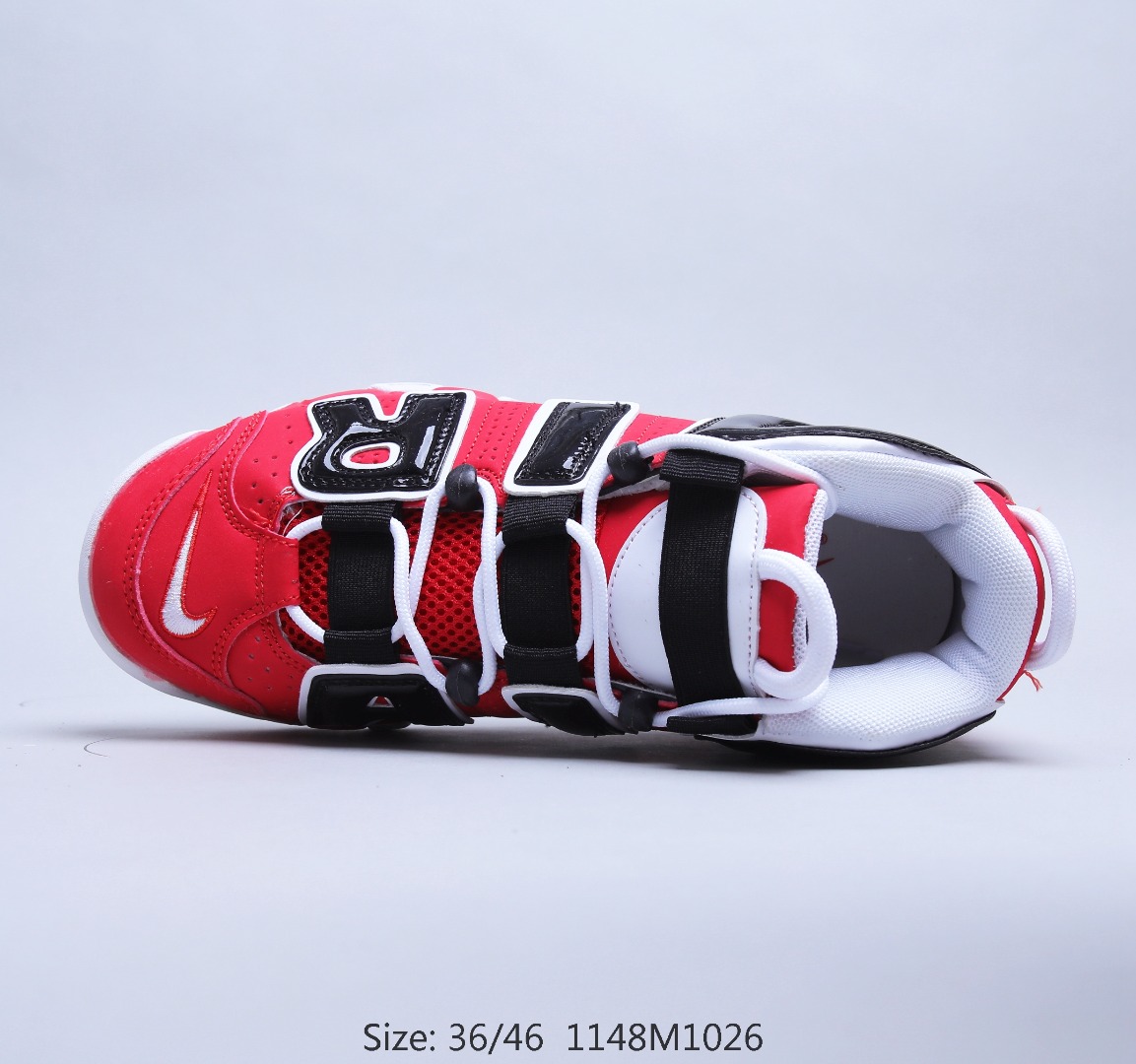 Giày Nike Air Uptempo Red Black