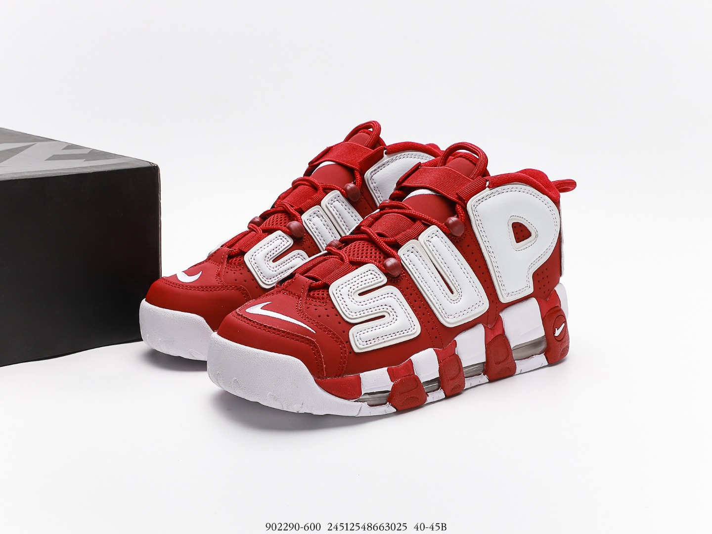 Giày Nike Air Uptempo Supreme Red White