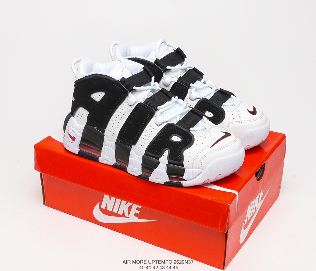 Giày Nike Air Uptempo White Black