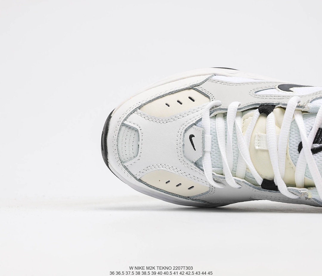 Giày Nike M2k Tekno Trắng Cam Vàng