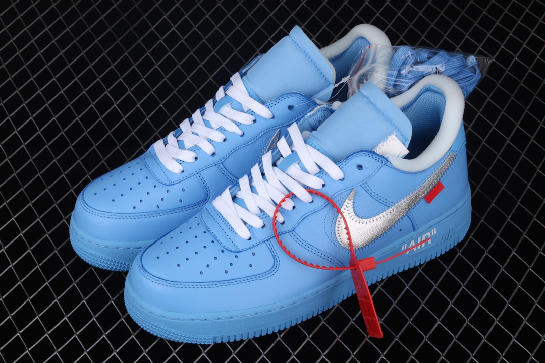 Giày Off-White x Nike Air Force 1 Low MCA Blue