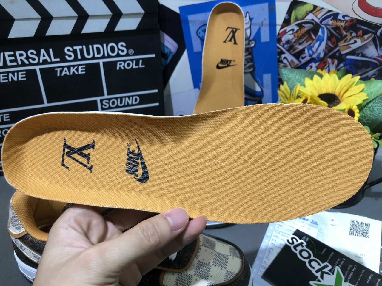 Nike Air Force 1 x Louis Vuitton Monogram Brown Siêu Cấp