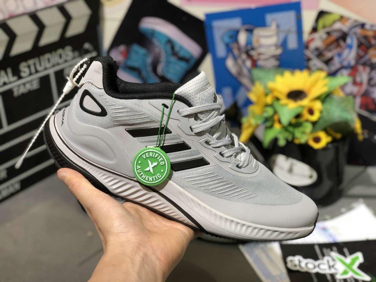 Giày Adidas Alphabounce 2022 Xám Chuột Rep 1:1