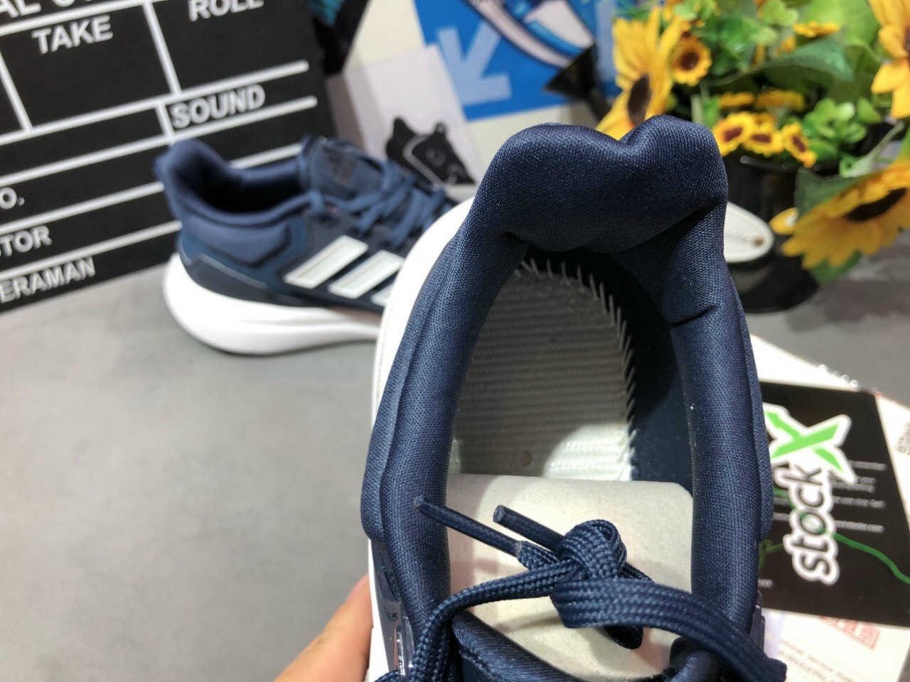 Giày Chạy Bộ Adidas EQ21 Xanh Rep 1:1