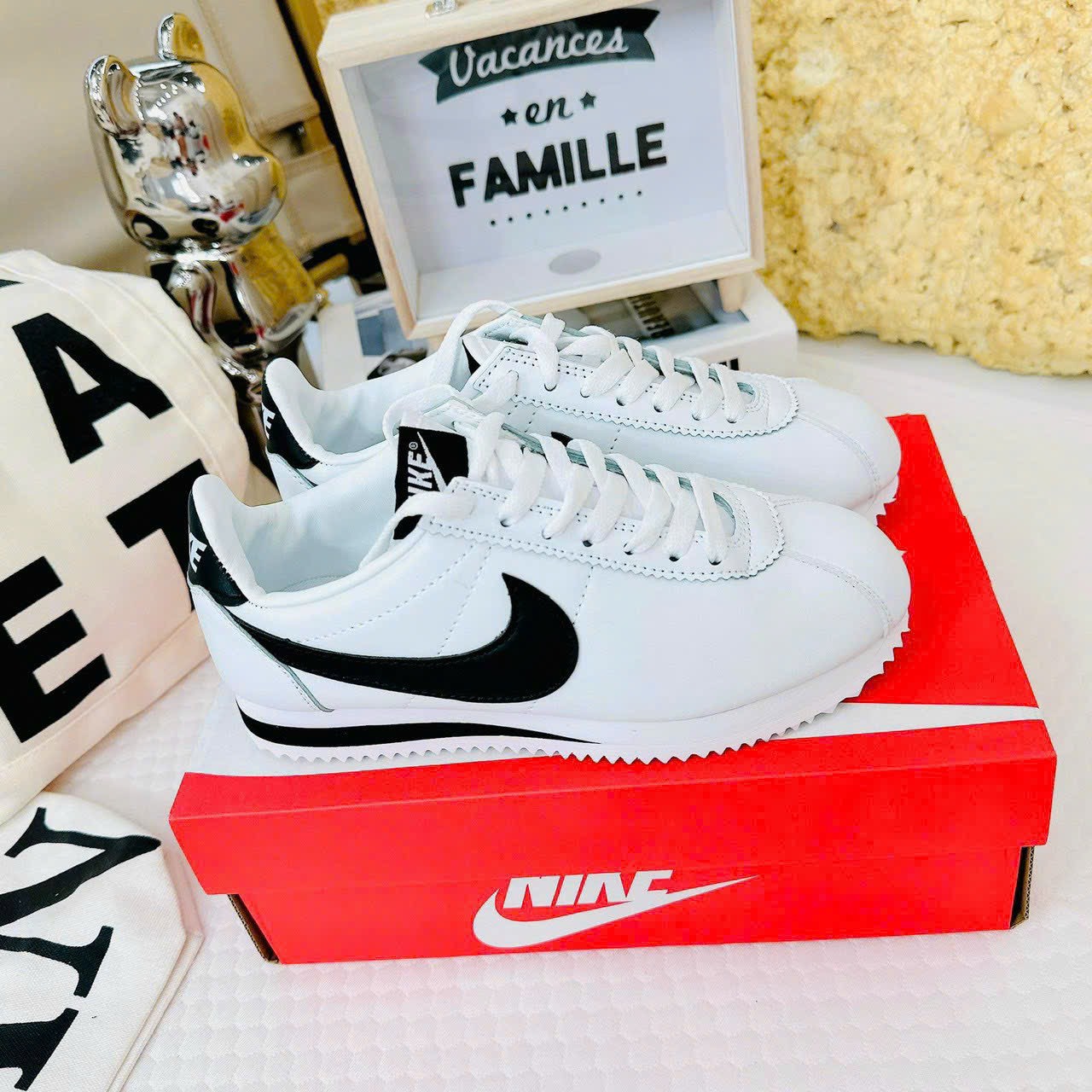 Giày Nike Cortez Classic Đen Rep 1:1
