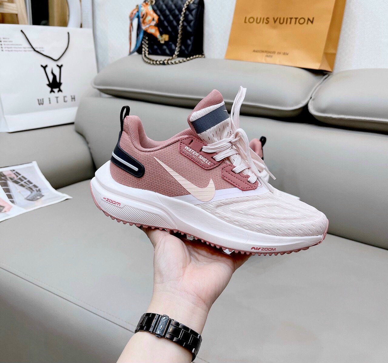 Giày Nike Zoom Water Shell Hồng Rep 1:1