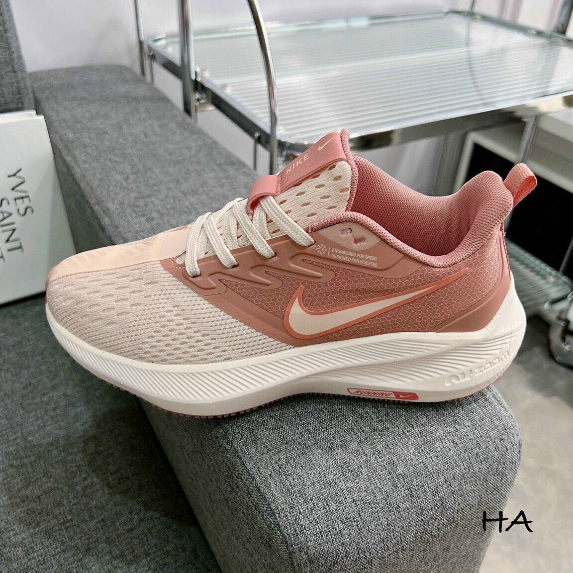 Giày Nike Zoom Water Shell Pink Kem Siêu Cấp