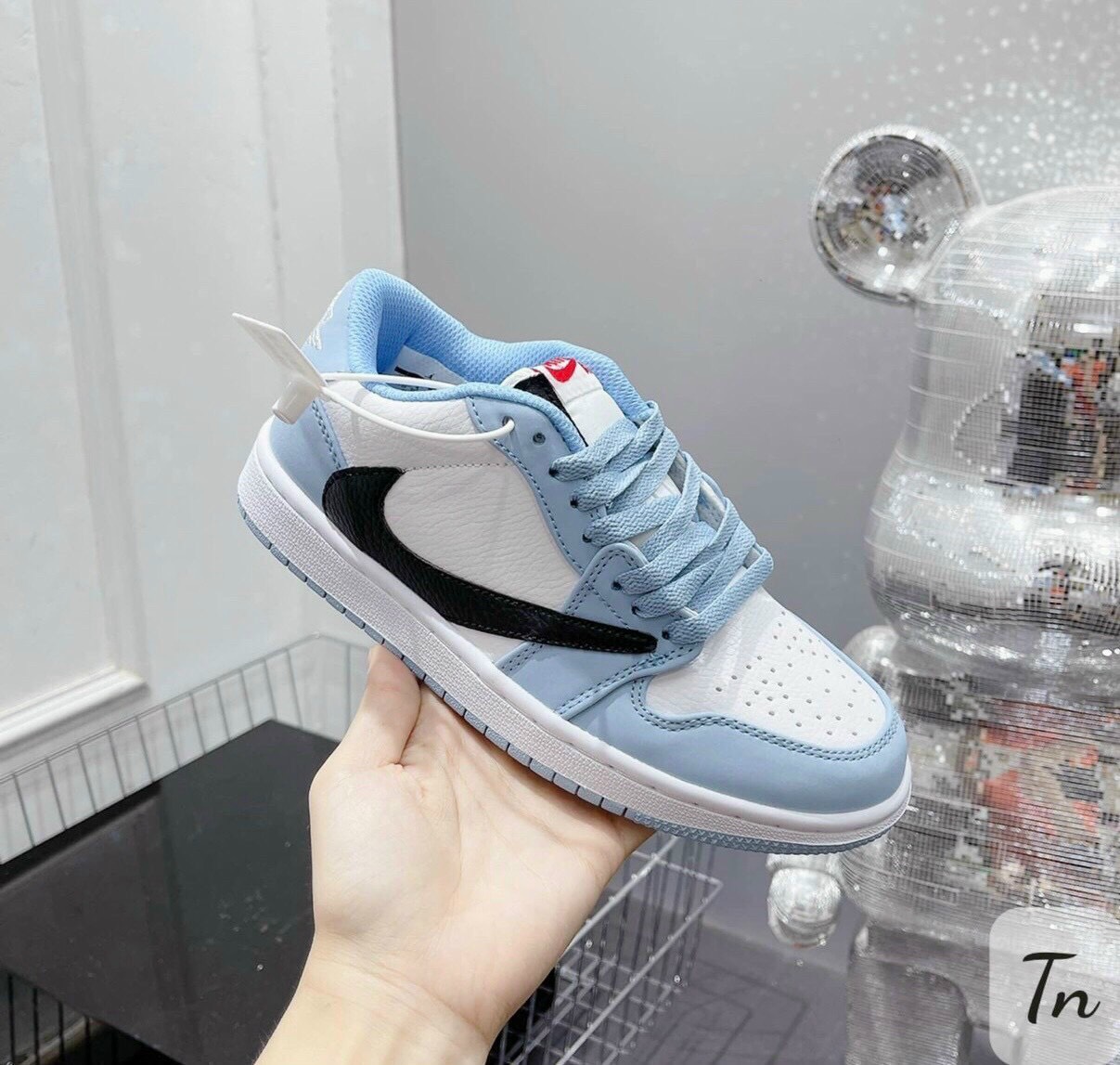 Nike Air Jordan 1 Low Travis Scott Xanh Siêu Cấp