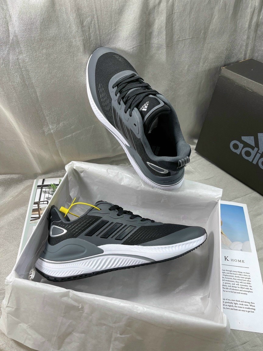 Giày Adidas Alphabounce 2022 Xám Đen Siêu Cấp