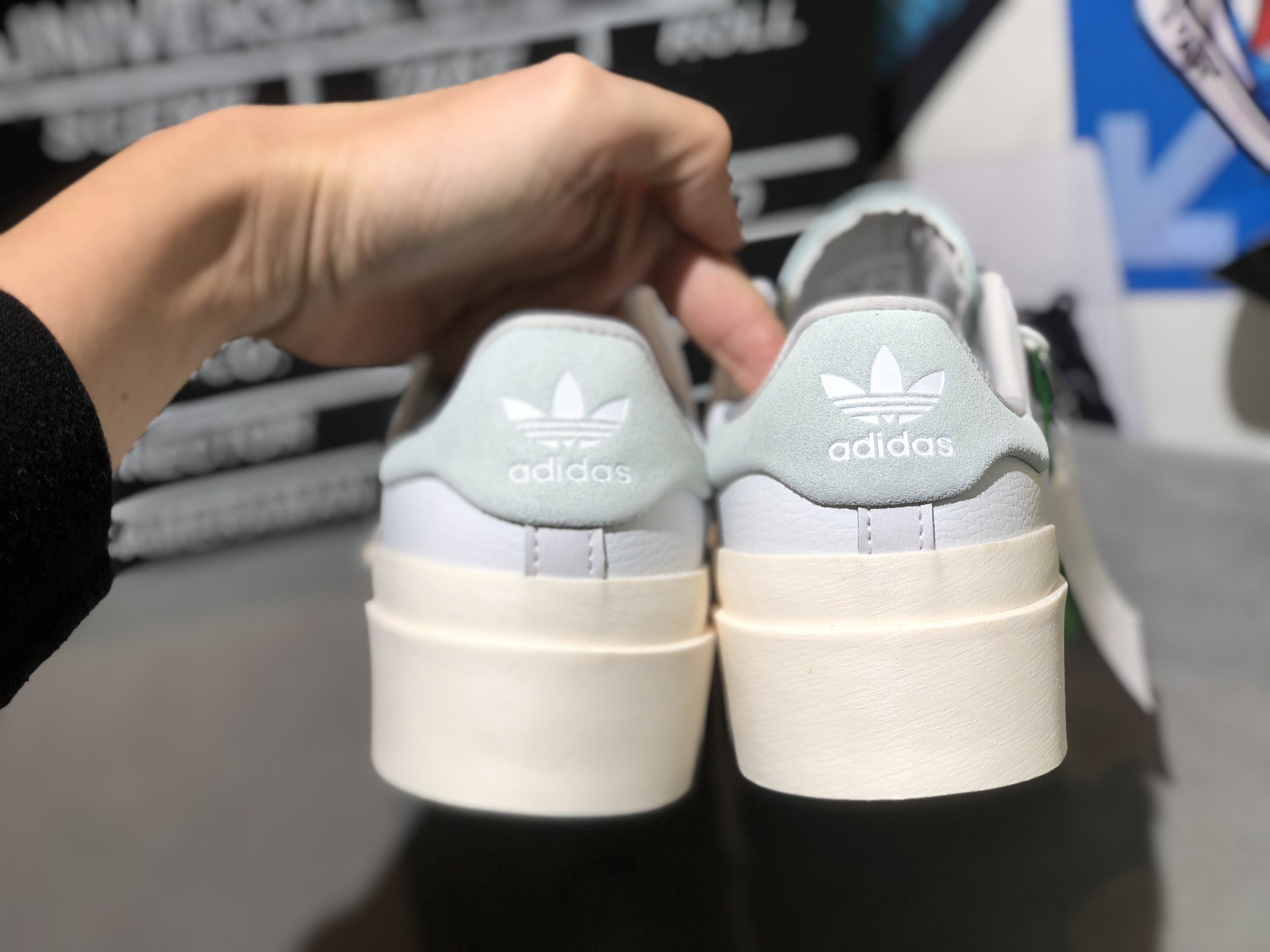 Giày Adidas Superstar Sò Đế Cao Trắng LikeAuth