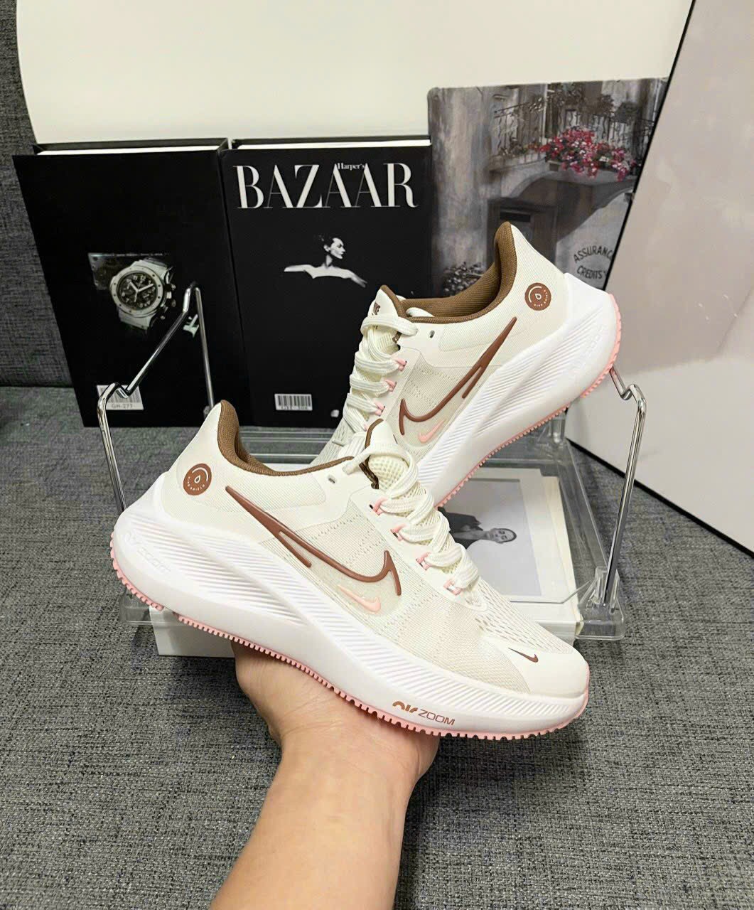 Giày Nike Air Zoom Fly 8 Cream Pink Siêu Cấp